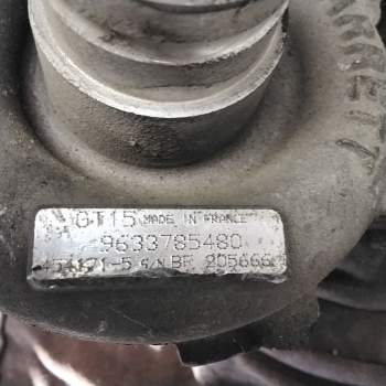 Recambio de turbocompresor para citroën xantia berlina 1.9 turbodiesel referencia OEM IAM 9633785480 205666 