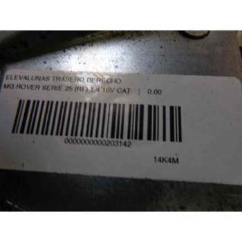 Recambio de elevalunas trasero derecho para mg serie 25 (rf) classic (5-ptas.) referencia OEM IAM CVH100980  