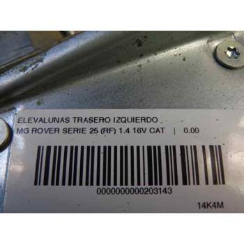 Recambio de elevalunas trasero izquierdo para mg serie 25 (rf) classic (5-ptas.) referencia OEM IAM CVH100990  