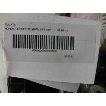Recambio de culata para honda concerto (hw) 1.5 cat referencia OEM IAM PM32  49939