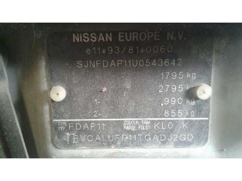 nissan primera berlina (p11) del año 2001
