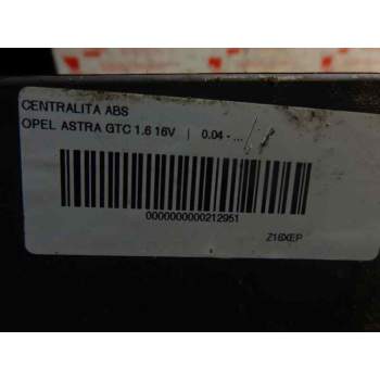 Recambio de centralita abs para opel astra gtc 1.8 16v referencia OEM IAM   