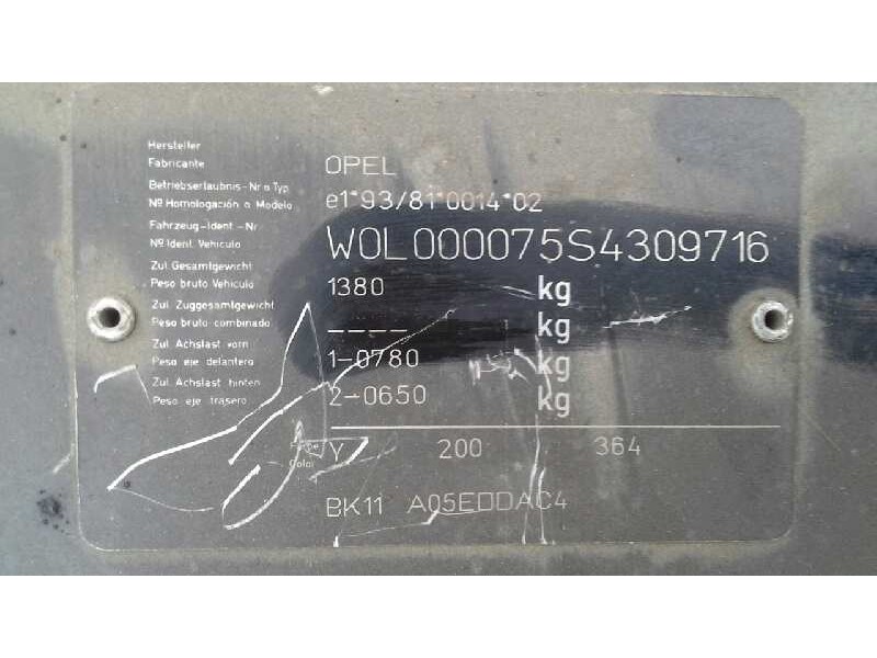 opel tigra del año 1995