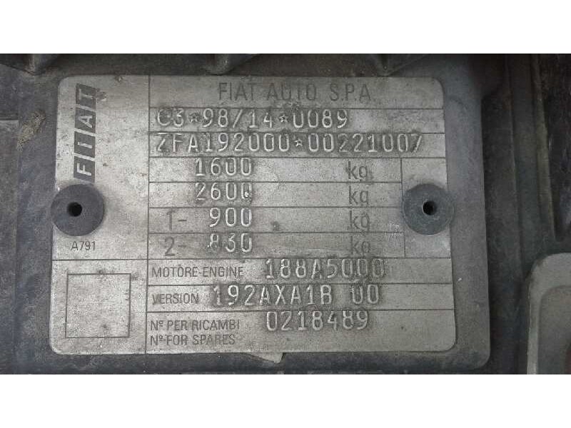 fiat stilo (192) del año 2003