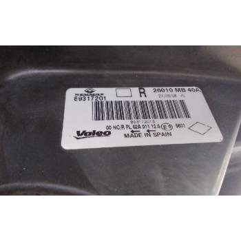 Recambio de faro derecho para renault maxity referencia OEM IAM 89317201  