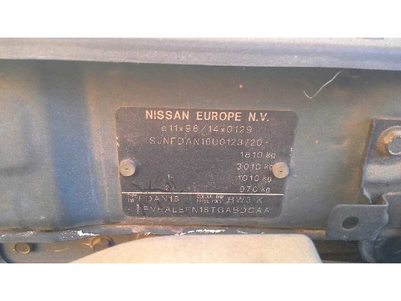 nissan almera (n16/e) del año 2000