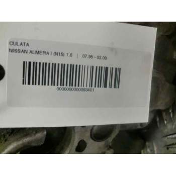 Recambio de culata para nissan almera (n15) 1.6 16v cat referencia OEM IAM 86JUK4R  51371