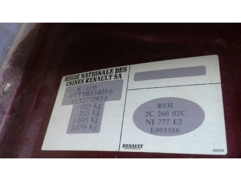 renault 19 hatchback (b/c53) del año 1995