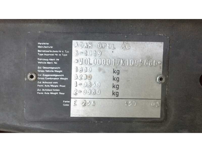 opel omega b del año 1989