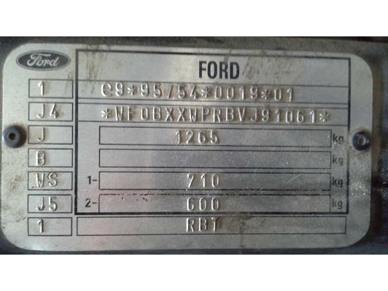 ford ka (ccq) del año 1997