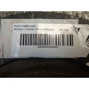 Recambio de disco embrague para renault trafic caja cerrada (ab 4.01) 1.9 diesel referencia OEM IAM   51401