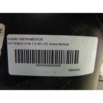 Recambio de cuadro instrumentos para fiat doblo (119) 1.3 16v jtd active multijet referencia OEM IAM 0051747071  
