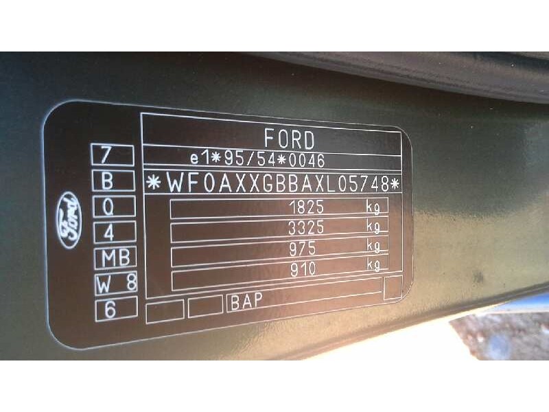 ford mondeo berlina (gd) del año 2000
