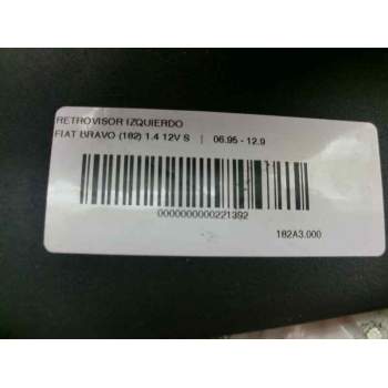 Recambio de retrovisor izquierdo para fiat bravo (182) 1.4 12v s referencia OEM IAM   