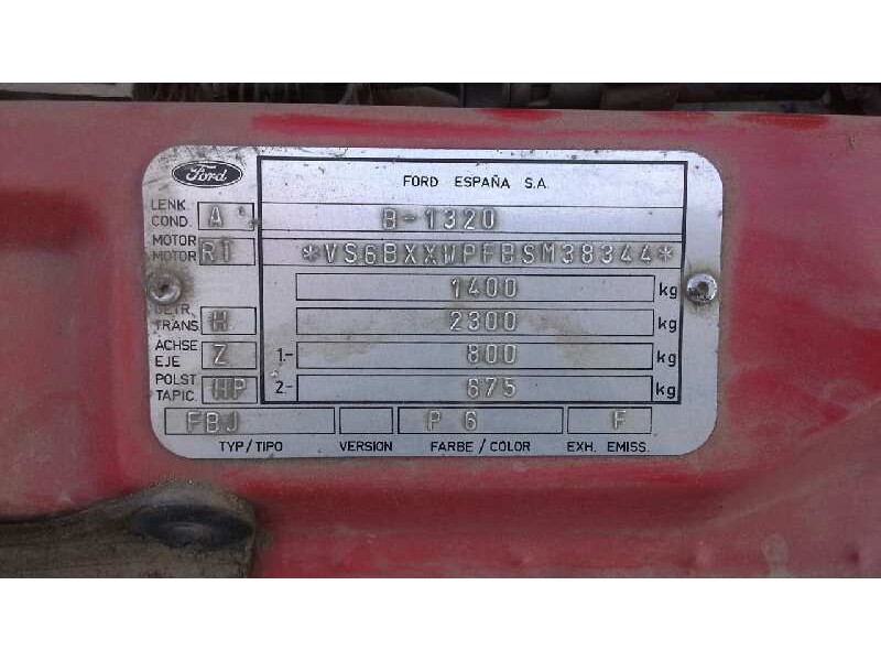 ford fiesta berl./courier del año 1995