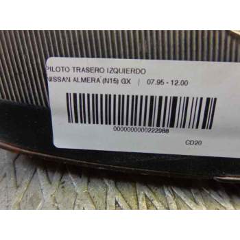 Recambio de piloto trasero izquierdo para nissan almera (n15) 2.0 diesel referencia OEM IAM A06HB ICHIKOH 7379 
