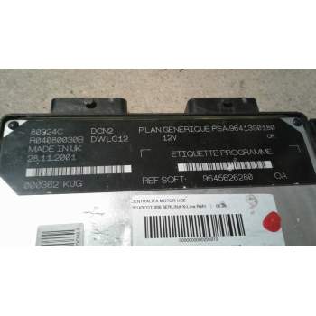 Recambio de centralita motor uce para peugeot 206 berlina x-line refri referencia OEM IAM 9641390180 9645626280 80924C
