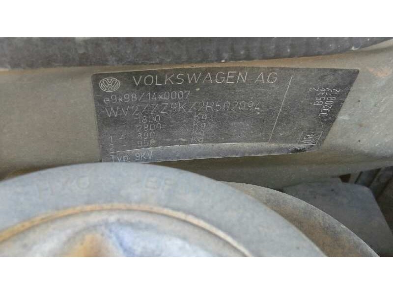 volkswagen caddy ka/kb (9k9) del año 2001