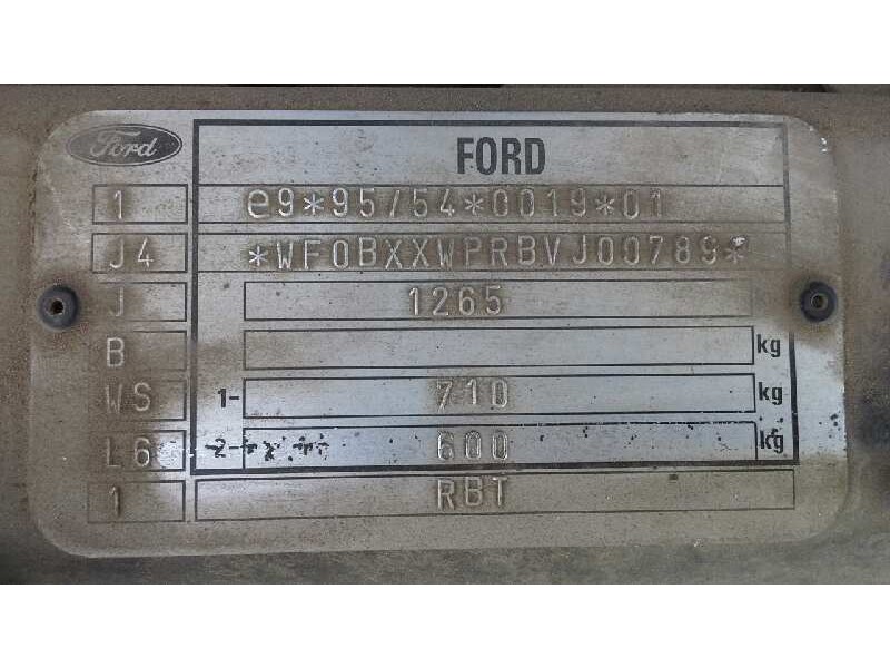 ford ka (ccq) del año 1997