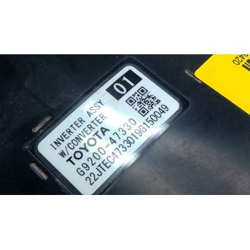Recambio de inverter converter para toyota c-hr (_x1_) 1.8 hybrid (zyx10_, zyx11_) referencia OEM IAM G920047330  