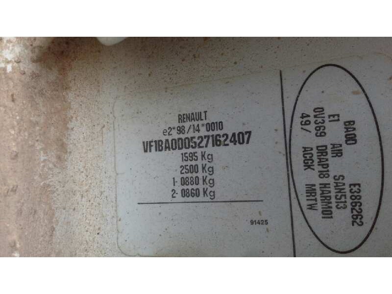 renault megane i fase 2 berlina (ba0) del año 2002