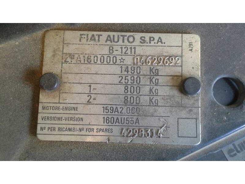 fiat tipo (160) del año 1992