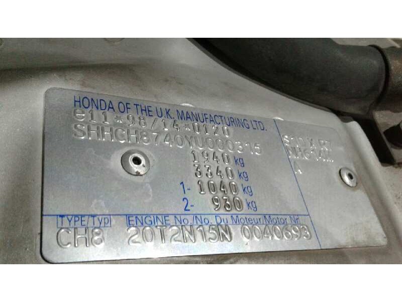 honda accord berlina (cg7-9/ch1-7) del año 2000