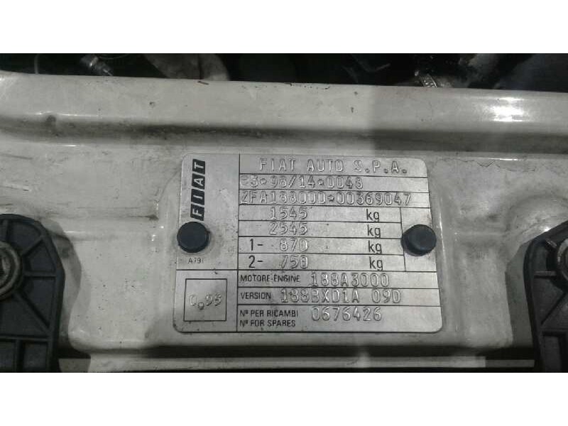 fiat punto berlina (188) del año 2001