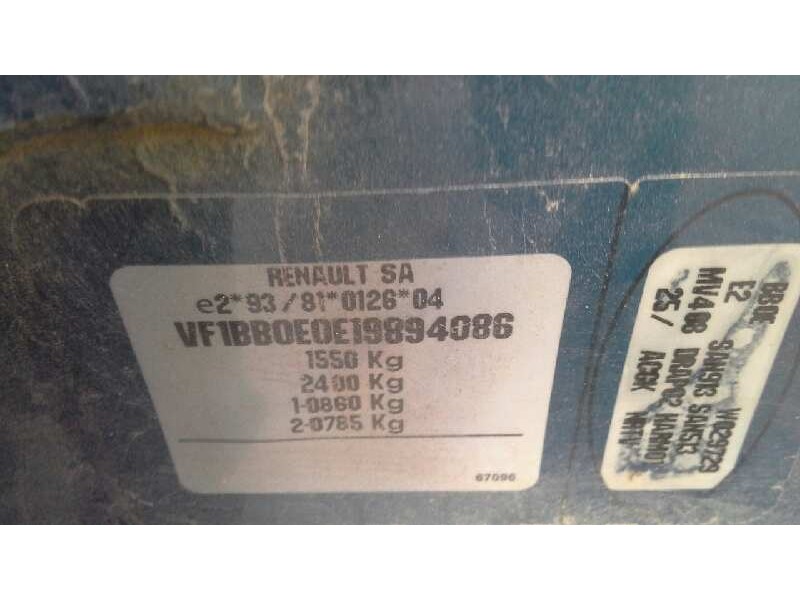 renault clio ii fase i (b/cbo) del año 1999