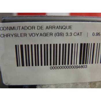 Recambio de conmutador de arranque para chrysler voyager (gs) 3.3 cat referencia OEM IAM 432694540870  52832