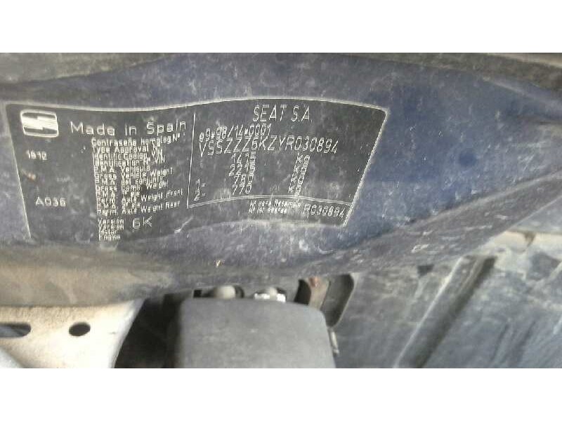 seat ibiza (6k1) del año 1999