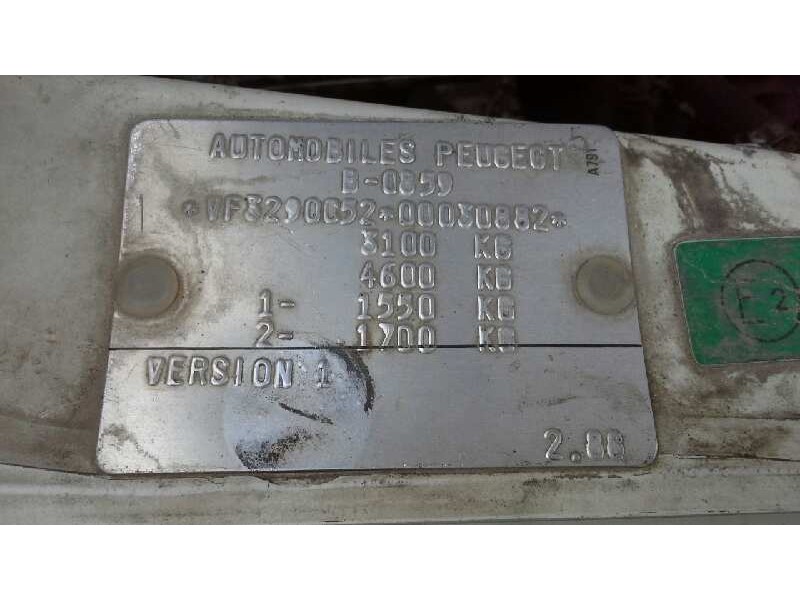 peugeot j5 caja abierta (290) del año 1991