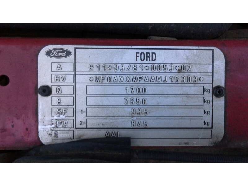 ford escort berlina/turnier del año 1998