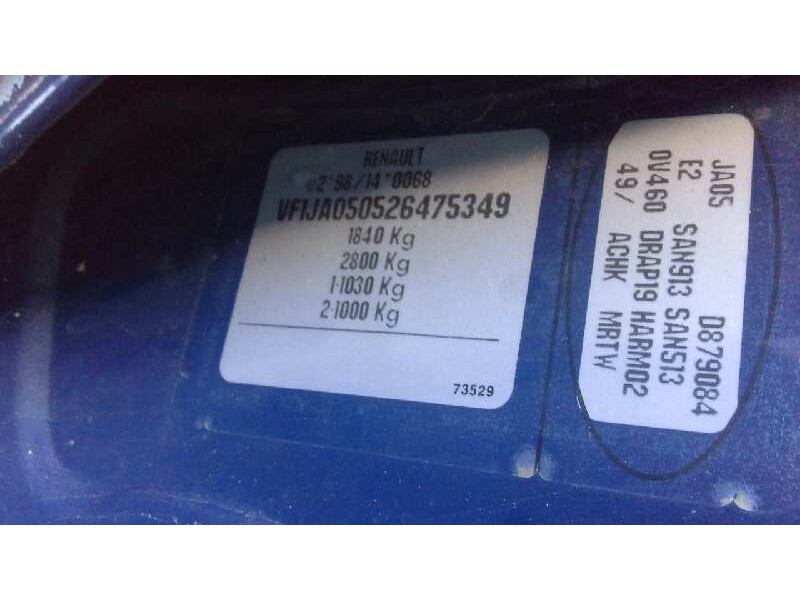 renault scenic (ja..) del año 2002