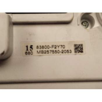 Recambio de cuadro instrumentos para toyota c-hr (_x1_) 1.8 hybrid (zyx10_, zyx11_) referencia OEM IAM 83800F2Y70  
