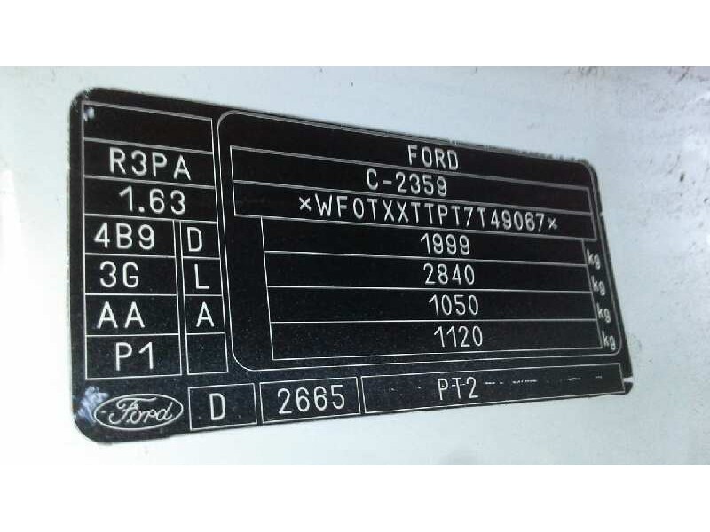 ford transit connect (tc7) del año 2008