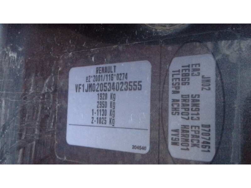 renault scenic ii del año 2005