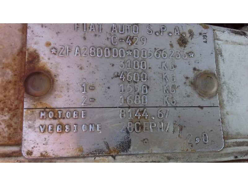 fiat ducato caja cerrada (290 desde 08.90) del año 1988