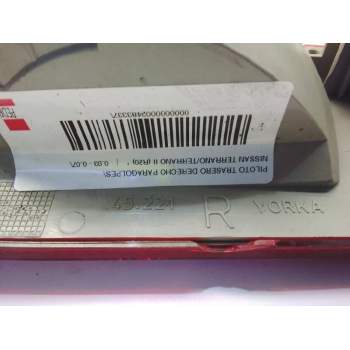 Recambio de piloto trasero derecho paragolpes para nissan terrano/terrano.ii (r20) referencia OEM IAM 26550OF400 INGLES DEFECTUO