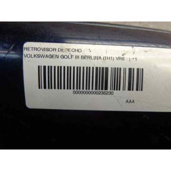 Recambio de retrovisor derecho para volkswagen golf iii berlina (1h1) 2.8 vr6 referencia OEM IAM   