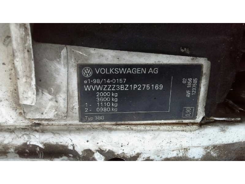 volkswagen passat berlina (3b3) del año 2001