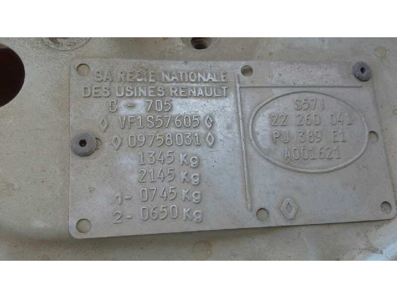 renault clio i fase i+ii (b/c57) del año 1993