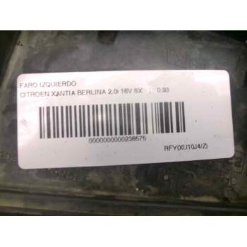 Recambio de faro izquierdo para citroën xantia berlina 2.0i 16v sx referencia OEM IAM   