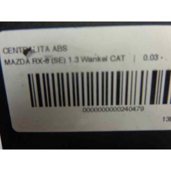 Recambio de centralita abs para mazda rx-8 (se) 1.3 wankel cat referencia OEM IAM 265950107  