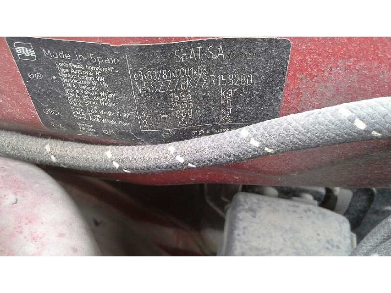 seat cordoba berlina (6k2) del año 1998