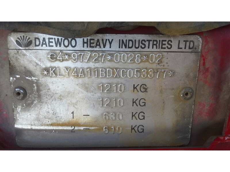 daewoo matiz del año 1998