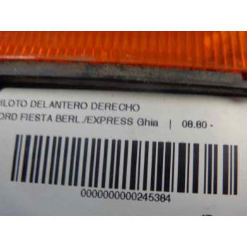 Recambio de piloto delantero derecho para ford fiesta berl./express ghia referencia OEM IAM 6042934  