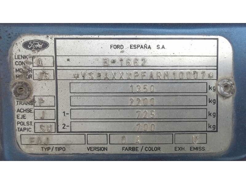 ford fiesta berl./courier del año 1994