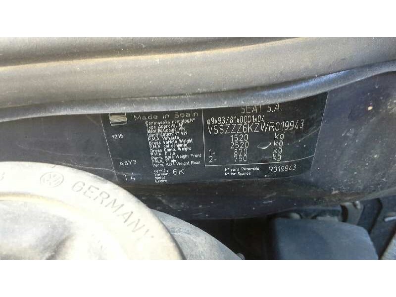 seat ibiza (6k) del año 1997