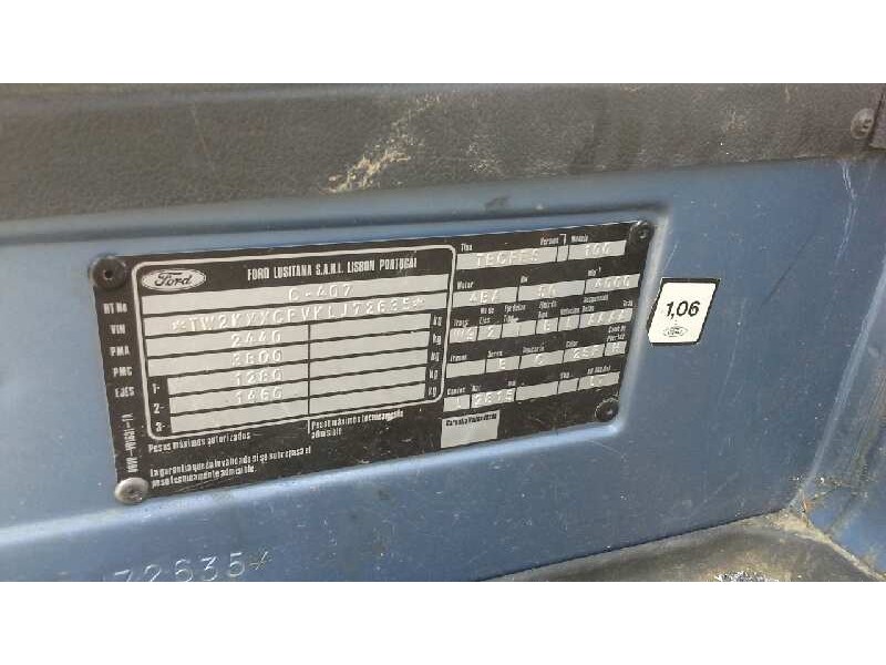ford transit, caja cerrada 86/92 del año 1990